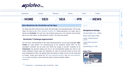 Desktop Screenshot of blog.plateo.eu